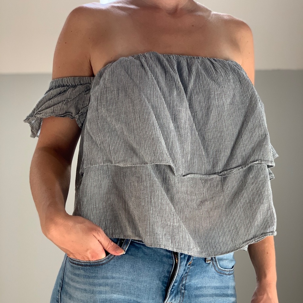 Lucky Brand off the shoulder top